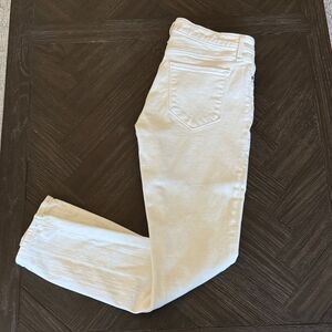 Abercrombie Jeans, white, stretch, skinny, fall, neutral, size 27, classic